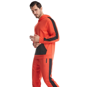 Ensemble de survêtements en molleton de coton Tenue d'hiver pour hommes Sports d'hiver jogging de style sportswear de course vêtements d'entraînement survêtement d'équipe - Product Image 2