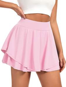Vente chaude nouvelle mode femmes taille haute athlétique jupes de golf pour la course jupe de tennis plissée pour les femmes avec poches - Product Image 1