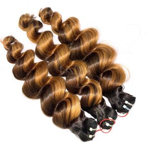 La más alta calidad Body Wave 2 Color personalizado Extensiones de cabello humano vietnamita Paquetes de cabello crudo - Product Image 2