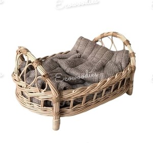 Cuna de madera de bambú natural de calidad superior, cunas para bebés, muebles para niños hechos a mano - Product Image 6