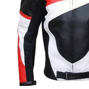 เสื้อแจ็คเก็ตแข่งมอเตอร์ไซค์ผู้ชายแบบกำหนดเอง ผู้ผลิตขายส่ง OEM ปากีสถาน - Product Image 4