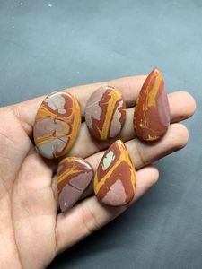 Precio al por mayor de grado AAA Natural Noreena Jasper cabujón hermosa piedra preciosa de jaspe rojo para la fabricación de joyas de jaspe hechas a mano - Product Image 3