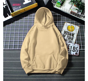 Sudadera con Capucha Personalizada para Hombre, 100% Algodón, Invierno, Impresión Digital, Color Sólido, Casual, con Bolsillos Tipo Canguro, Estilo Urbano, Talla Grande - Product Image 4