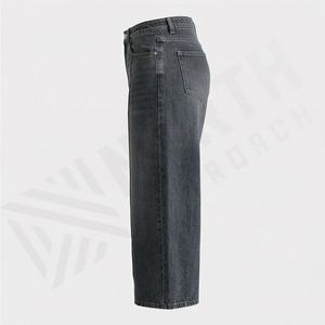 Pantalones Vaqueros de Mezclilla de Cintura Alta para Mujer, Estilo Casual, Anchos y Holgados, de Alta Calidad, Moda Premium 2026 - Product Image 3