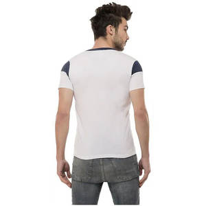 T-shirt Oem 100% coton uni surdimensionné T-shirts pour hommes T-shirts lourds T-shirt personnalisé été écran 3d Logo pour hommes T-shirt imprimé bouffant - Product Image 6