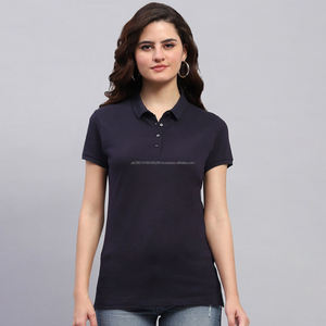 Camisetas Polo Deportivas Blancas de Golf para Mujer, Estilo Delgado con Logotipos Personalizados Fit2Fight, Mangas Cortas, Cuello Camisero - Product Image 1