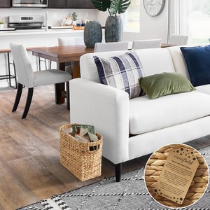 Boîte de rangement multifonctionnelle à ouverture ovale, boîte de rangement artisanale, écologique, naturelle, décoration intérieure et extérieure, vente en gros du Vietnam - Product Image 6