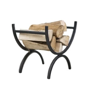 Superior Quality Metal Firewood <b>Rack</b> with Galvanized Surface Rustic Style for Outdoor Gardens Coal <b>Rack</b> Stand - Product Image 4