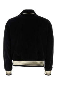 Veste universitaire en toile à col rond personnalisée, élégante pour hommes, fabriquée par Huzaifa Products - Product Image 2