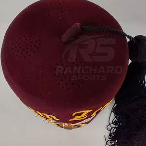 Chapeau Fez Maçonnique Cérémonies de la Loge Coiffure Chapeau Fez de Haute Qualité Broderie Maçonnique Chapeau Fez Maçonnique OEM - Product Image 6