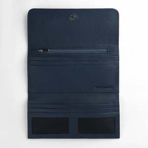 Genuine Leather RFID Ladies Fold <b>Long</b> <b>Wallet</b> with Bohemian Vintage Style - Product Image 4