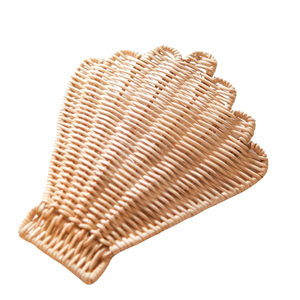 หวายสานมือหวายแขวนผนังตกแต่งรูปเปลือกหอยที่สวยงามจากเวียดนามสำหรับตกแต่งบ้าน - Product Image 2