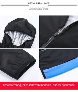 Chaqueta de Sauna caliente para correr, ropa para pérdida de peso, adelgazamiento, venta al por mayor - Product Image 3