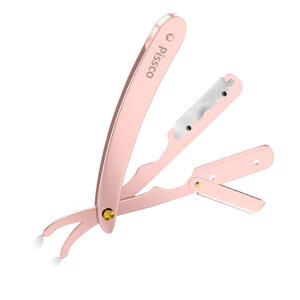 Rasoir pliable à lame en acier inoxydable, rasoir droit de barbier, porte-lame pour rasage, fabriqué par Pissco Pakistan - Product Image 2