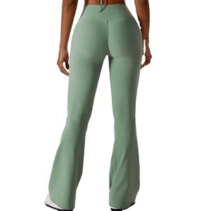 2025 Vintage Europeo Americano calle moda pantalones acampanados nuevo estilo lavado con agua personalizable diseño plano transpirable pintado - Product Image 4