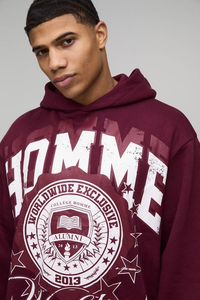 Chándal Deportivo para Hombre con Capucha, de Algodón 100 % de Alta Densidad, Corte Regular, Color Sólido, Ecológico y Transpirable - Product Image 3