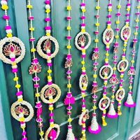 Décoration de mariage indien fleur artificielle guirlande de ficelle pour Mandap fête événement Festival scène maison et toile de fond célébration