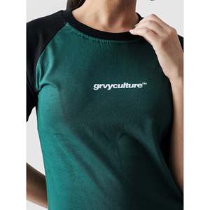 เสื้อยืดเด็กสีเขียวพื้นฐาน ผ้าถักแบบสบายๆ สำหรับใส่ในชีวิตประจำวัน - Product Image 4