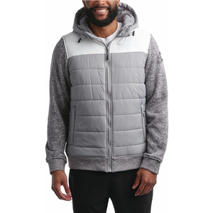 Chaqueta acolchada para hombre, abrigo de invierno aislado, chaqueta personalizada hinchada acolchada resistente al agua a prueba de viento - Product Image 6