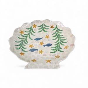 Assiette en nacre faite à la main en gros pour la décoration de table à manger et le service à domicile en provenance du Vietnam - Product Image 3