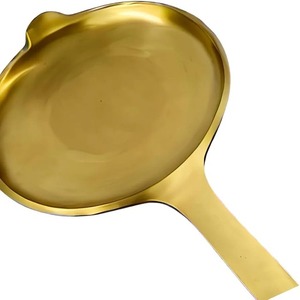 23 cm/9 inch Bronze Tawa Dosa Chapathi Pancake Poêle à frire à induction en métal naturellement antiadhésif Multi Utility pour Omellete - Product Image 3