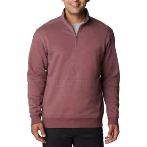 Sweat-shirt à demi-fermeture éclair de haute qualité avec meilleur design Vente en gros Sweat-shirts à demi-fermeture éclair avec logo personnalisé - Product Image 1