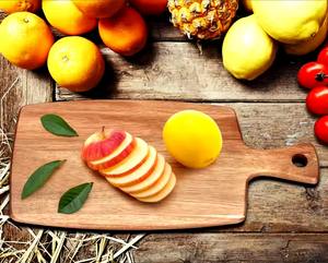 Tabla de cortar de madera Reversible Extra grande profesional, superficie de corte cuadrada para preparación de alimentos de cocina con eficiencia de fácil limpieza - Product Image 2