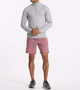 Short en nylon respirant décontracté pour homme, patchwork de couleur unie, pour le sport et le streetwear, personnalisé et écologique - Product Image 3