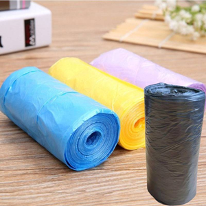 Bolsas de basura de plástico termoselladas con logotipo impreso personalizado al por mayor de Vietnam en rollo embalaje de eliminación de residuos domésticos de cocina - Product Image 4