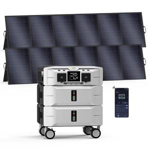 New Industrial SP5000 Portable Power Station & <b>Solar</b> <b>Generator</b> with 2x500W <b>Solar</b> Panels 5000W 5120Wh Home Backup & Outdoor Use - Product Image 2