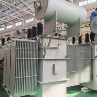 Transformador de Potencia Industrial Trifásico ONAN de Cobre Sumergido en Aceite de Alta Tensión con Tres Bobinados, 3000 KVA 8000 KVA, 20kV 35kV 69KV