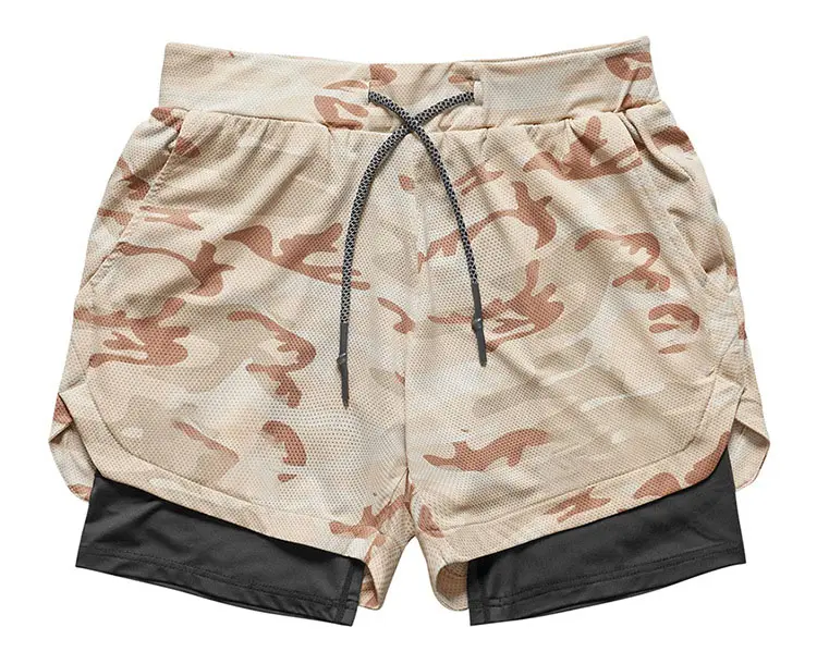 Vêtements de plage recyclés d'été shorts de bain 4 way stretch board mens swim shorts sublimation printed camo shorts