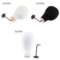 Tête de Mannequin Métallique Murale pour Présentation de Perruques, Modèle Unisexe en Position Debout, Support pour Bonnets de Cheveux – Vente en Gros