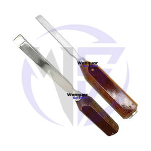 Juego de cinceles ortopédicos Acero inoxidable 22mm Tamaños disponibles Recto y curvo con mango de fibra Instrumento quirúrgico - Product Image 2