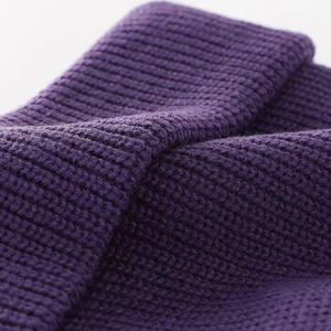 Gorro de Punto de Color Morado Sólido, 100% Acrílico, Tejido a Máquina, Invierno, Unisex, Casual, para Adultos, 56-58CM, para Exteriores - Product Image 2