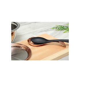 Soporte de cuchara de cobre hecho a mano, soporte de cuchara de latón de tamaño personalizado, reposapiés de bajo precio y pinzas para macetas - Product Image 1