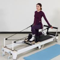 Reformer de Pilates pliable en alliage d'aluminium réglable, certifié CE, pour salle de sport et studio, disponible en stock, directement de l'usine