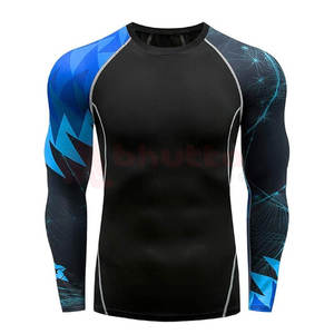 Haute Qualité Léger Compression Rash Guard Anti-UV Respirant Nouveau Style avec Manches Longues Prix Bas-Fabriqué au Pakistan - Product Image 1