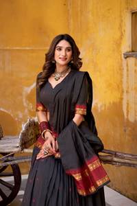 Elegante Lehenga Choli de Seda Chanderi con Tejido Zari para Mujer, Proveedor Mayorista a Granel de la India - Product Image 2