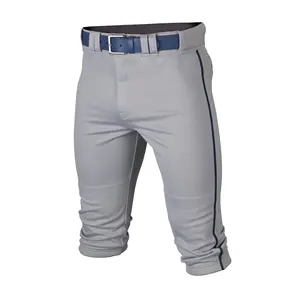 Venta al por mayor servicio OEM logotipo personalizado ropa deportiva jóvenes adultos unisex entrenamiento suave pelota pantalones de Béisbol 2017