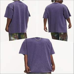 Camiseta de punto corto liso con cuello redondo Logotipo personalizado Serigrafía Desgaste rápido Precios competitivos - Product Image 3