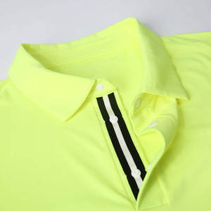 Fabricant de polo de haute qualité pour hommes 100% coton polyester tissu éponge à motif solide de grande taille - Product Image 4