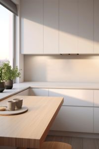 7071 Premium Anti-Flash White HPL Midcentury Design Made in India for Kitchen Decor and Various Applications - Product Image 2