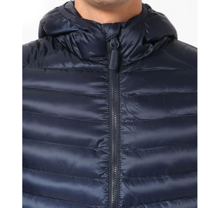 แจ็กเก็ตทรงพองสำหรับผู้ชายเสื้อแจ็คเก็ตแบบลำลองสำหรับฤดูหนาวเสื้อแจ็คเก็ตบับเบิ้ลกับปกตั้งผ้าแคนวาส - Product Image 3