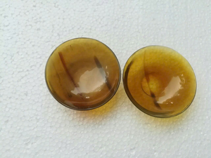 ชามเขาควายขัดเงาธรรมชาติบนฐานอะคริลิก งานตกแต่งสไตล์สัตว์สุดหรู โดย Crescent Crafts - Product Image 6