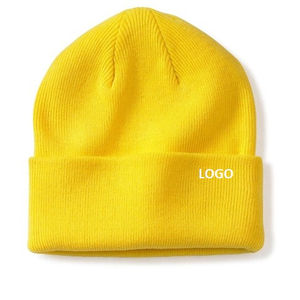 Team Colors Knit <b>Pom</b> Beanie | Chunky Stretch Acrylic Beanie Checkered/Character Print Washed Finish | Unisex Adult Sports <b>Hat</b> - Product Image 5