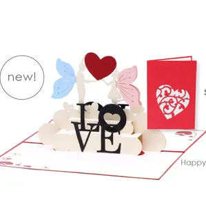 Anger Love Baby Pop-Up Card Vietnam Seller Collection Baby Love 3D Card Theme Any Occasion Children Love Cute Card Handicraft