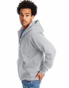 Sweat à capuche d'hiver pour homme avec fermeture éclair intégrale, en coton lourd, polaire chaud, design personnalisé, séchage rapide, imperméable - Product Image 2