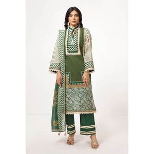 ชุดผ้าลอนพิมพ์ลายสำเร็จรูปสำหรับผู้หญิง 3 ชิ้น รุ่น SD-52102 - Product Image 1