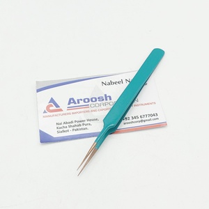 แหนบต่อขนตาปลอมแยกสีโรสโกลด์แบบปลายแหลมออกแบบโลโก้ได้ตามต้องการ - Product Image 5